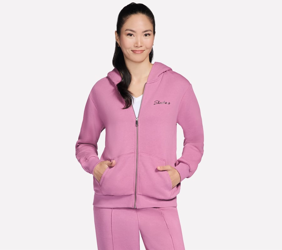 sweat à capuche zippé skech sweats signature