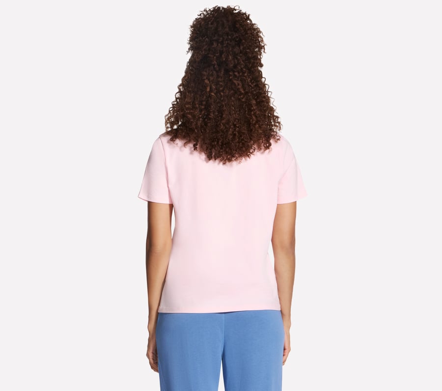 t-shirt col v en coton pima