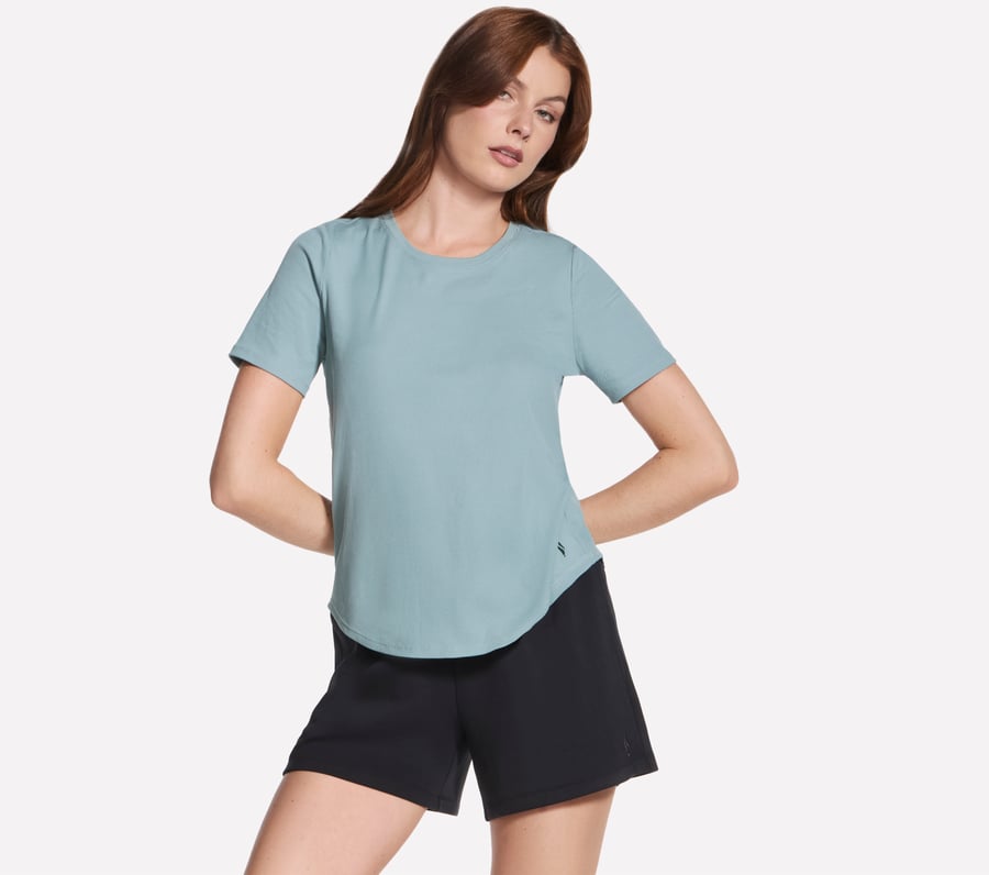 t-shirt côtelé go walk luxe