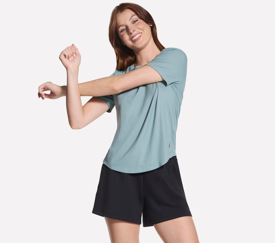 t-shirt côtelé go walk luxe
