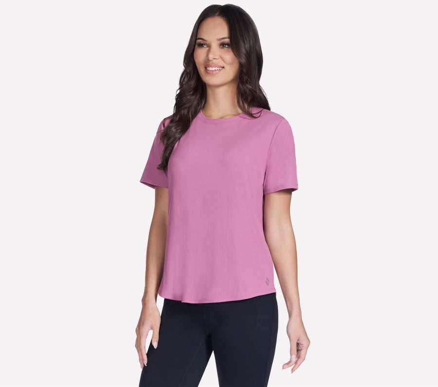 t-shirt côtelé go walk luxe