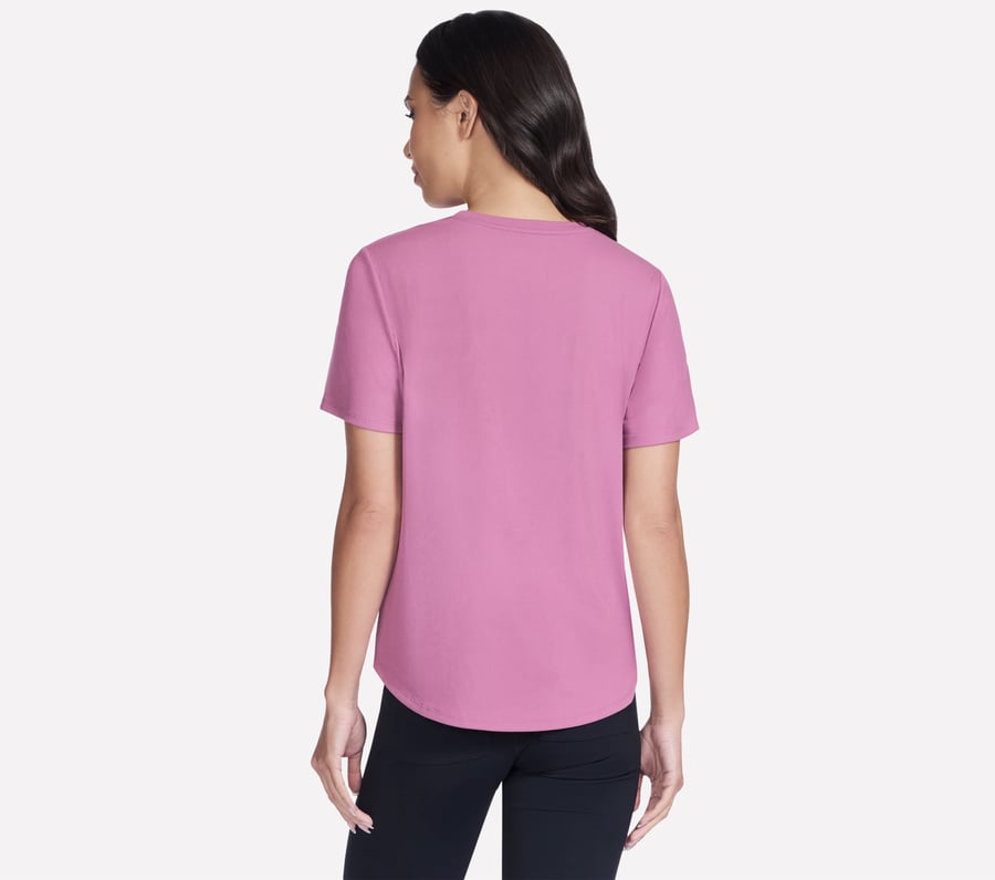 t-shirt côtelé go walk luxe