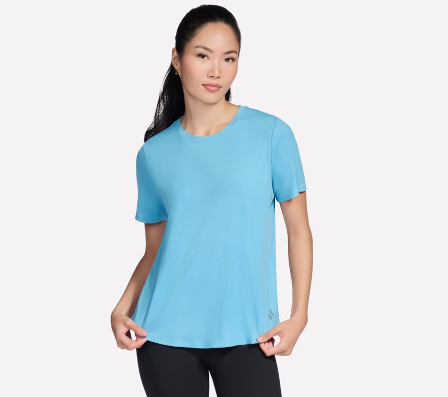 t-shirt côtelé go walk luxe