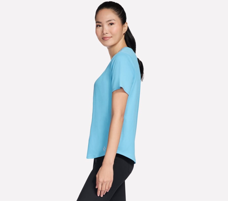 t-shirt côtelé go walk luxe