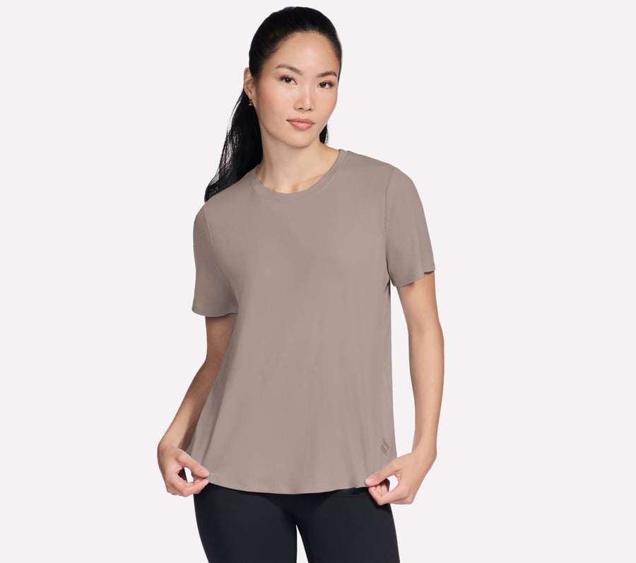 t-shirt côtelé go walk luxe