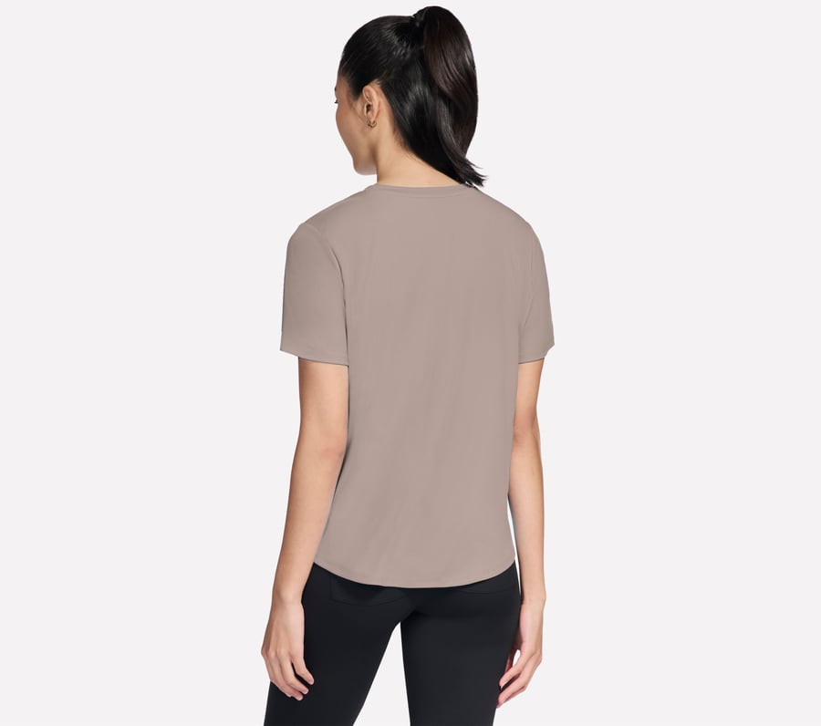 t-shirt côtelé go walk luxe