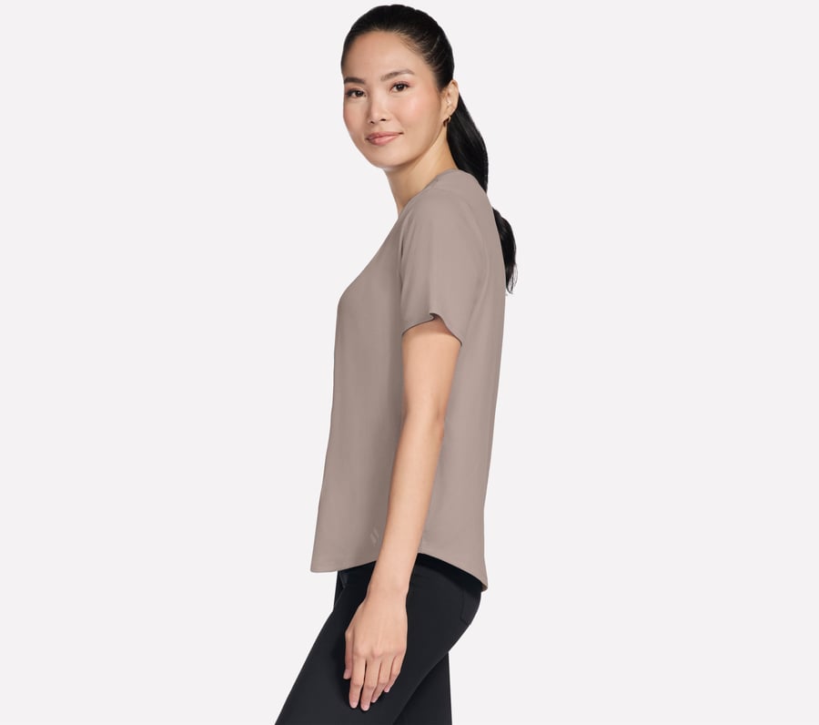 t-shirt côtelé go walk luxe