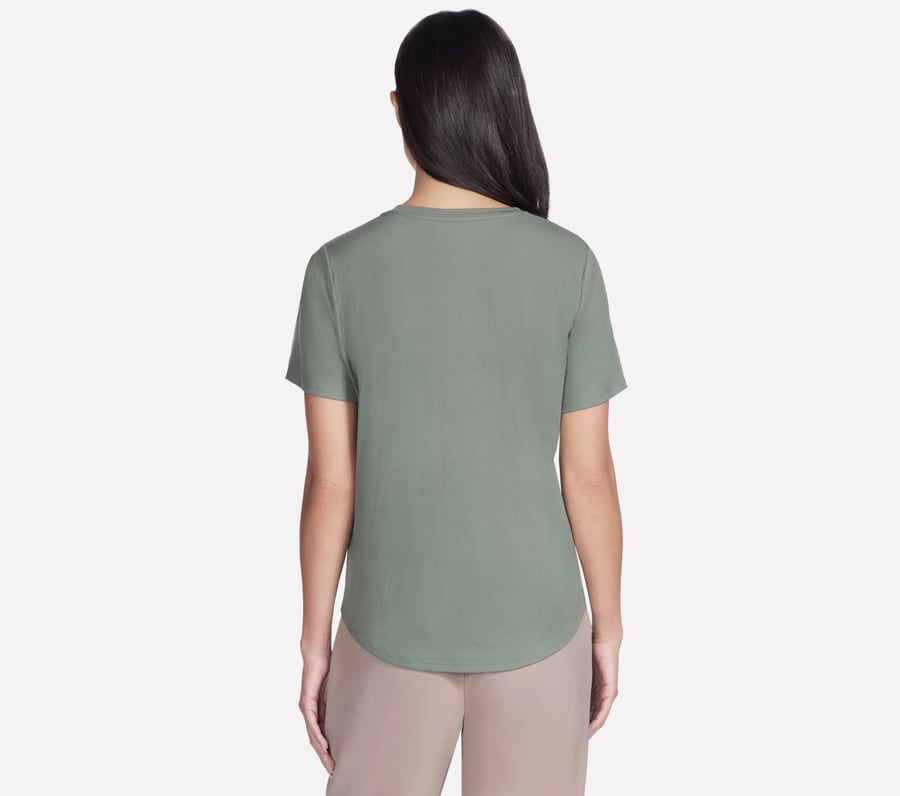 t-shirt côtelé go walk luxe