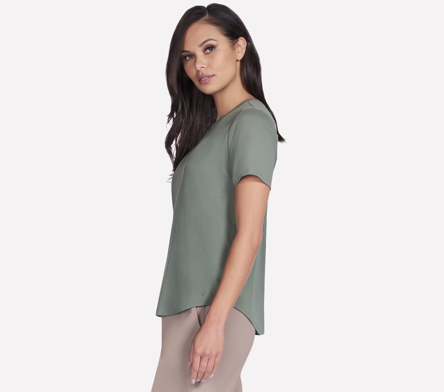 t-shirt côtelé go walk luxe