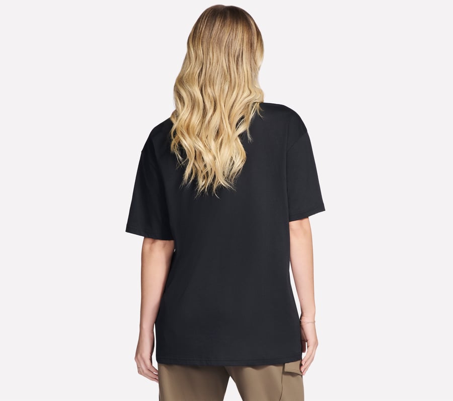 t-shirt à manches courtes à motif diamant et éclaboussures dorées