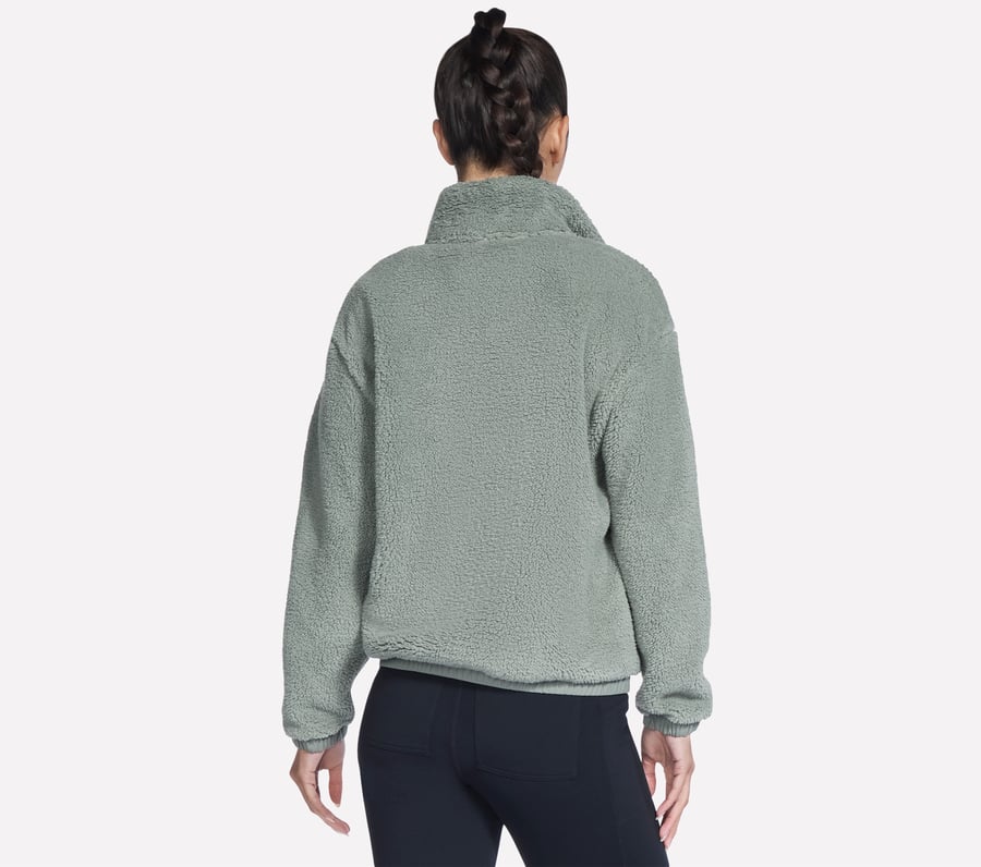 veste sherpa zippée intégrale glacial on-the-go