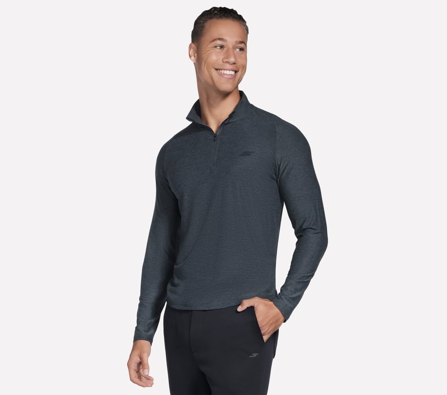 go dri performance toute la journée - pull-over à fermeture éclair 14
