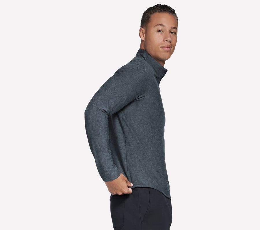 go dri performance toute la journée - pull-over à fermeture éclair 14